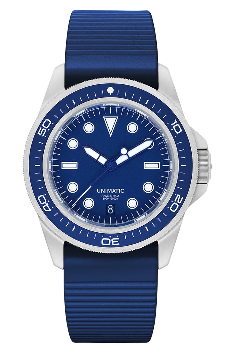 Modello Uno U1S-PD6-RB ProDiver TPU Strap Watch, 41.5mm, Main, color, BLUE
