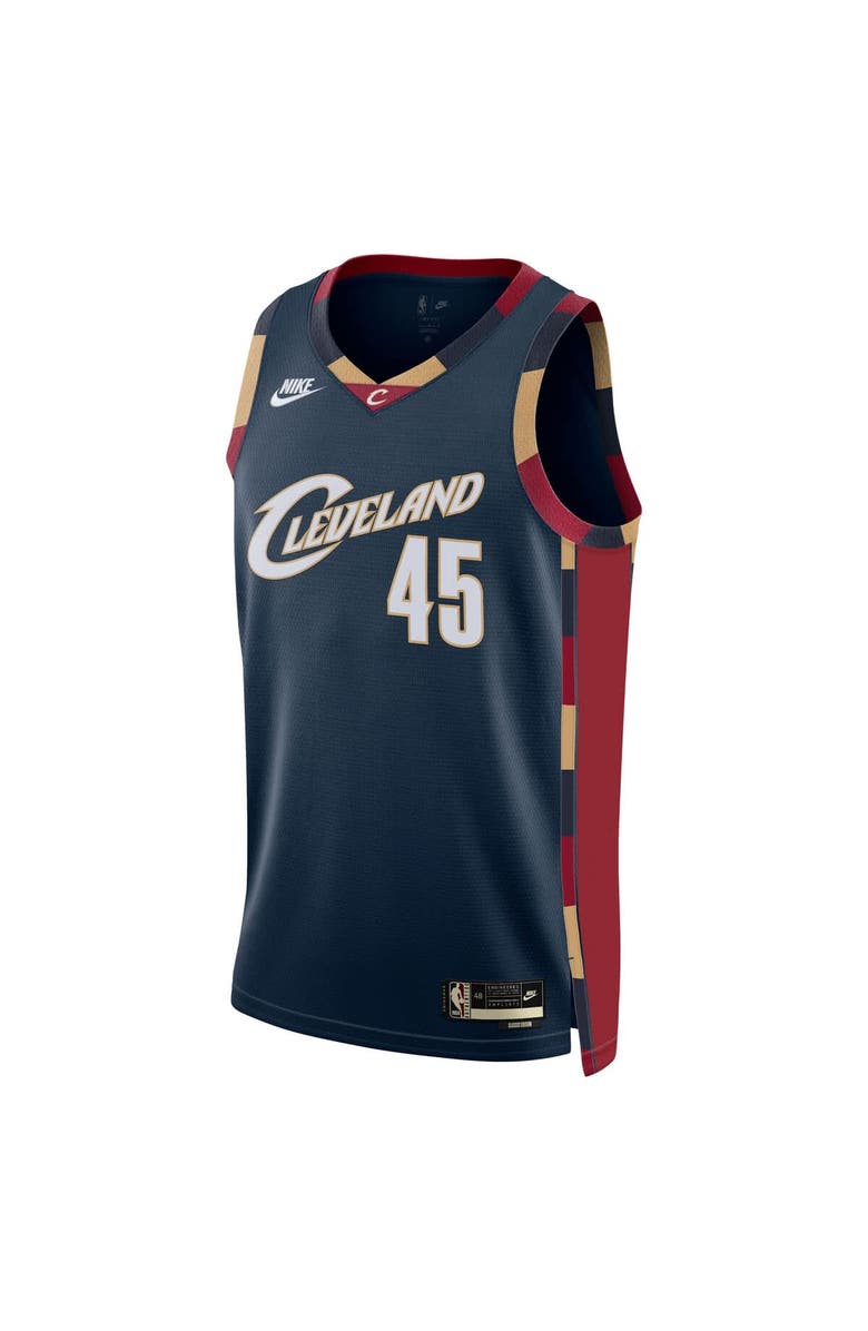 Nike Unisex Nike Donovan Mitchell Navy Cleveland Cavaliers Swingman Jersey - Classic Edition, Alternate, color, Navy