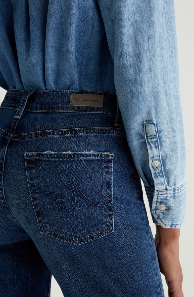 AG Brinley Mid Rise Straight Crop Jeans, Alternate, color, 7 Years La Jolla