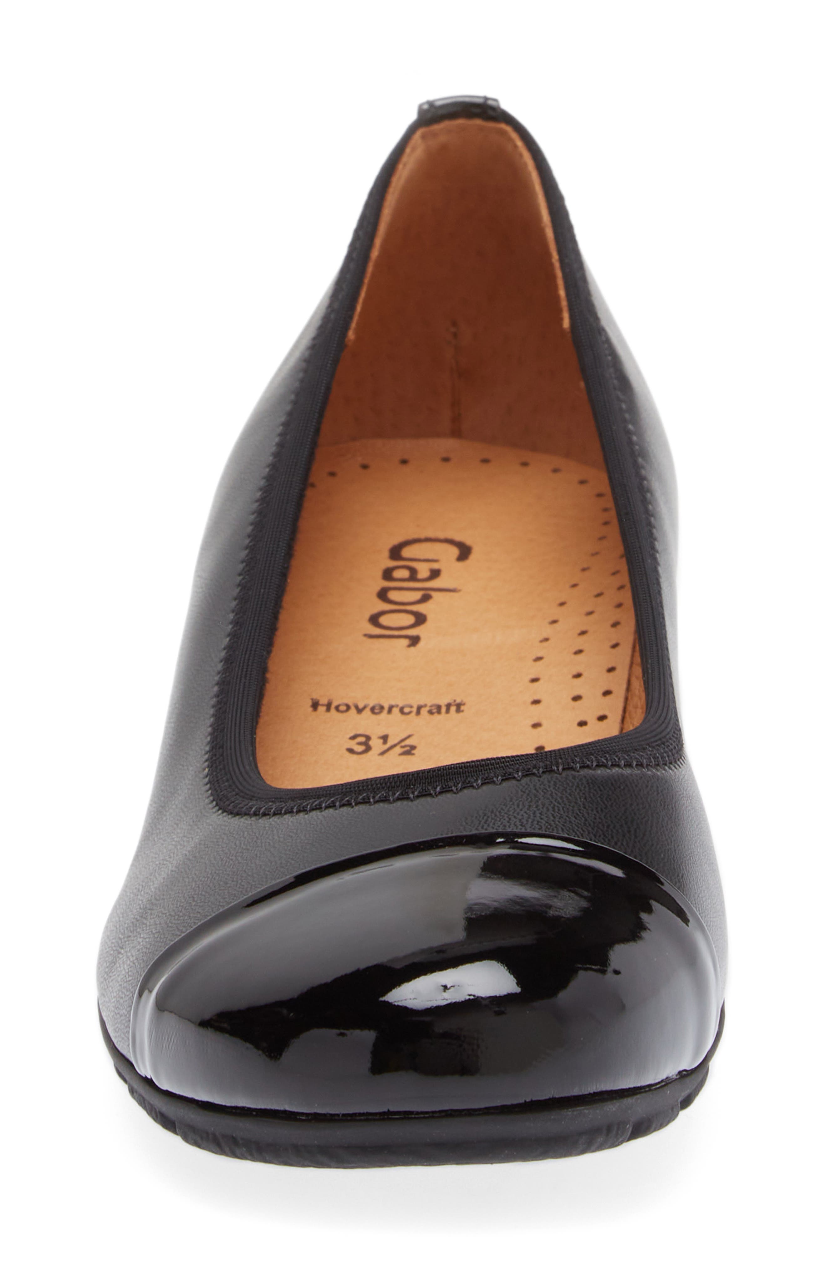 Gabor Ballet Flat, Alternate, color, Black
