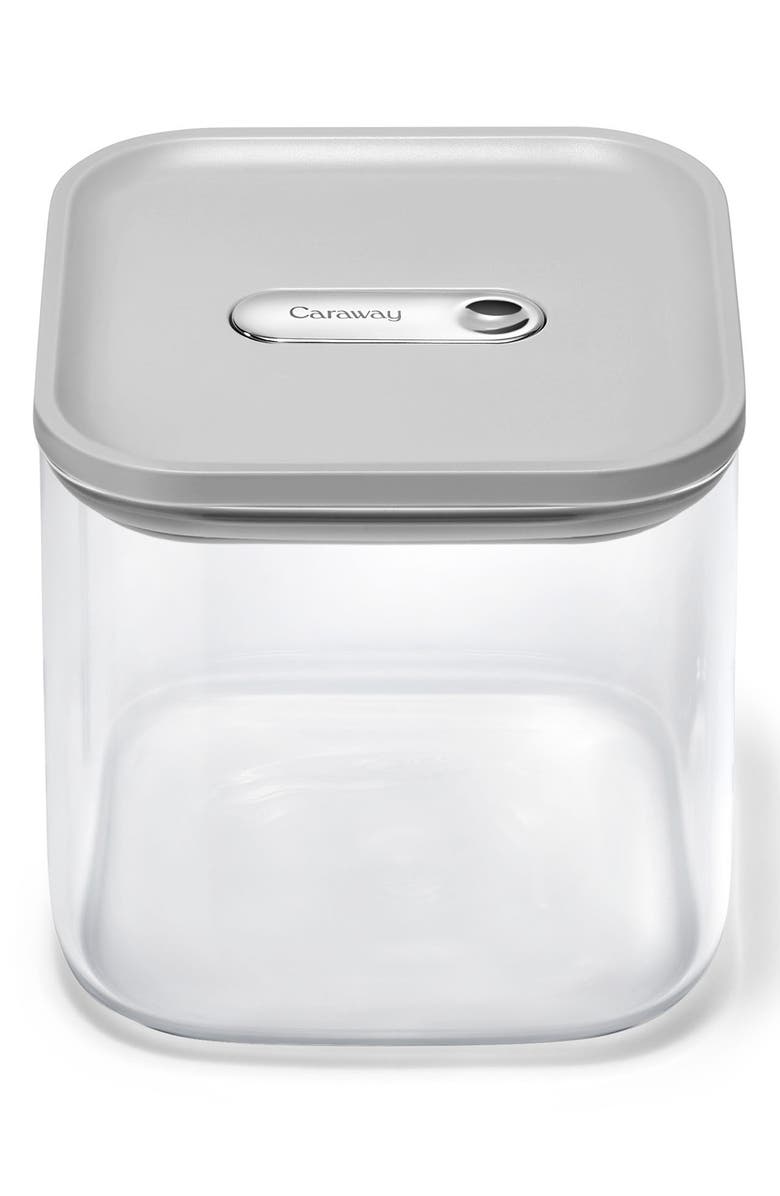 CARAWAY Medium 2.5-Quart Airtight Storage Container, Main, color, Gray