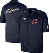 Nike Men's Nike Navy Cleveland Cavaliers Classic Edition Hardwood Classics Authentic On-Court Game Full-Zip Jacket