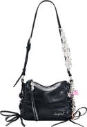 Desigual Large Charm Detail Faux Leather Crossbody Bag