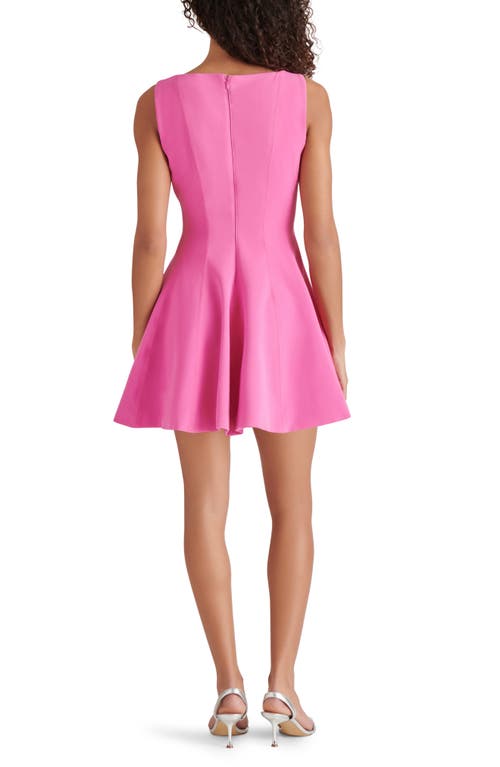 Steve Madden Nili Fit & Flare Minidress In Tawny Pink