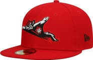 New Era Men's New Era Red Richmond Flying Squirrels Authentic Collection Road 59FIFTY Fitted Hat