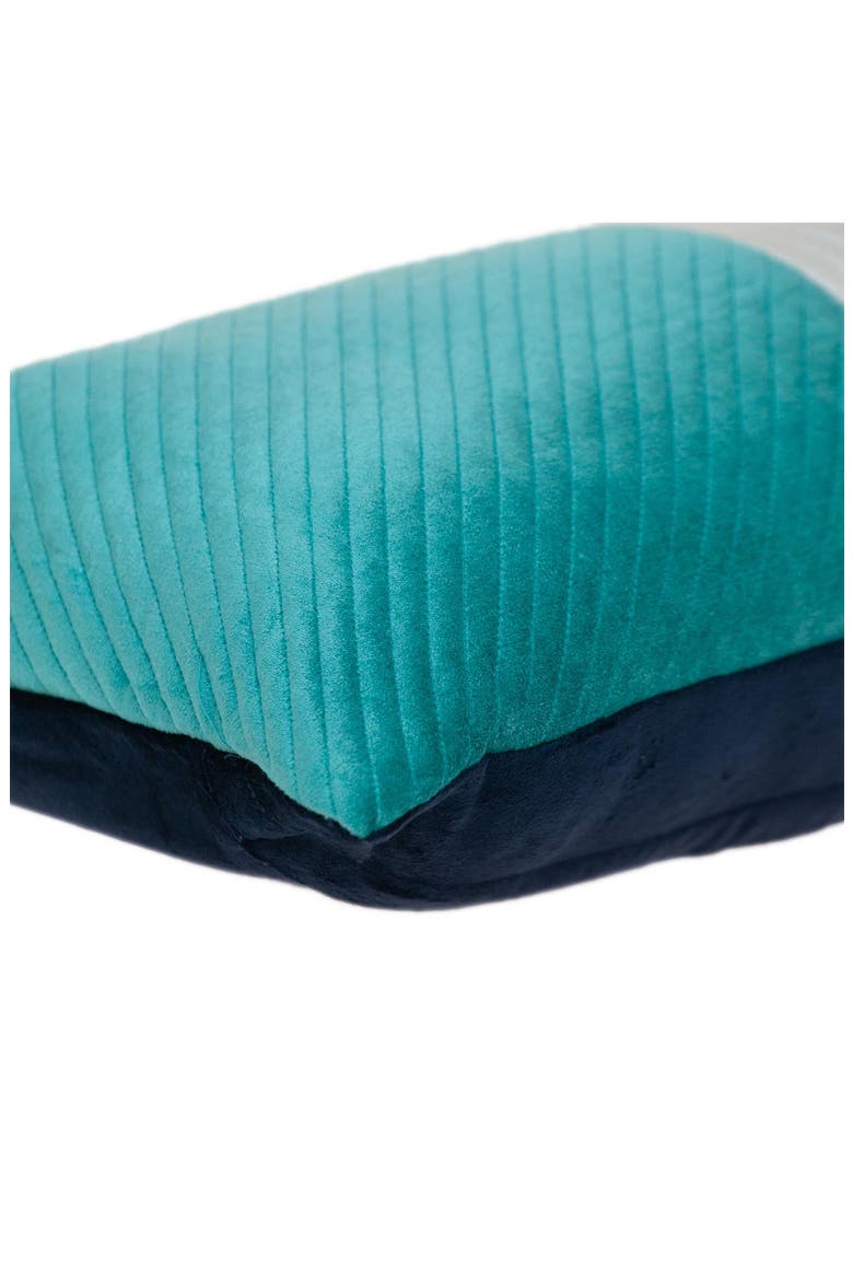 Hiro Throw Pillow, Alternate, color, NAVY
