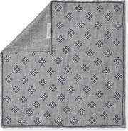 Jack Victor Riverview Reversible Silk Pocket Square