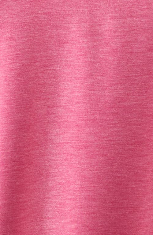Zella Girl Kids' Jump Start Long Sleeve Draped T-shirt In Pink