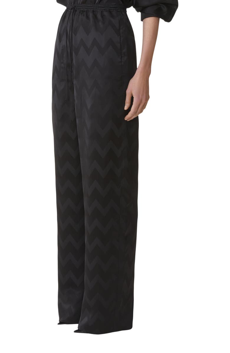 Lanvin Fluid Pants In Jacquard Viscose, Main, color, 