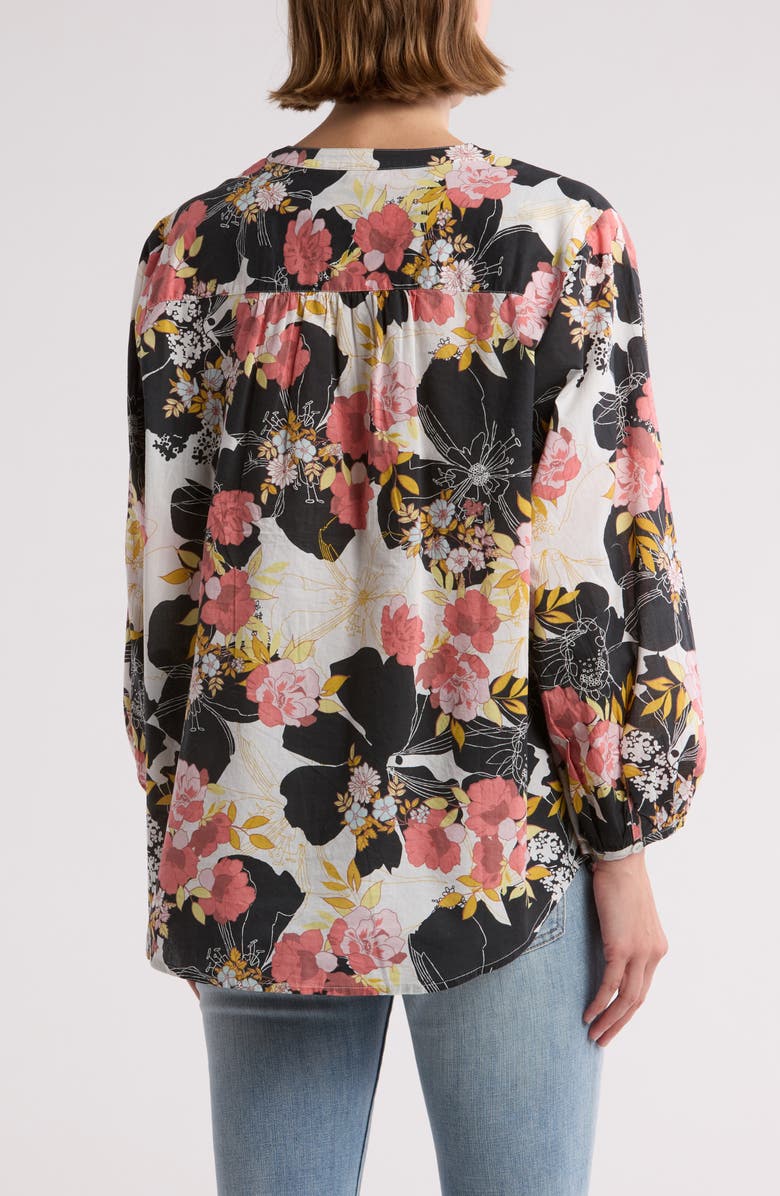 Lucky Brand Print Cotton Button-Up Shirt, Alternate, color,