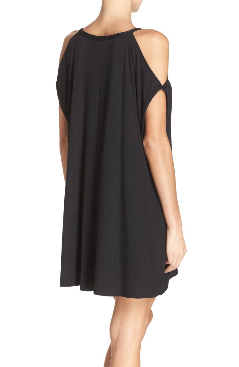 Robin Piccone Cold Shoulder Cover-Up, Alternate, color, Black