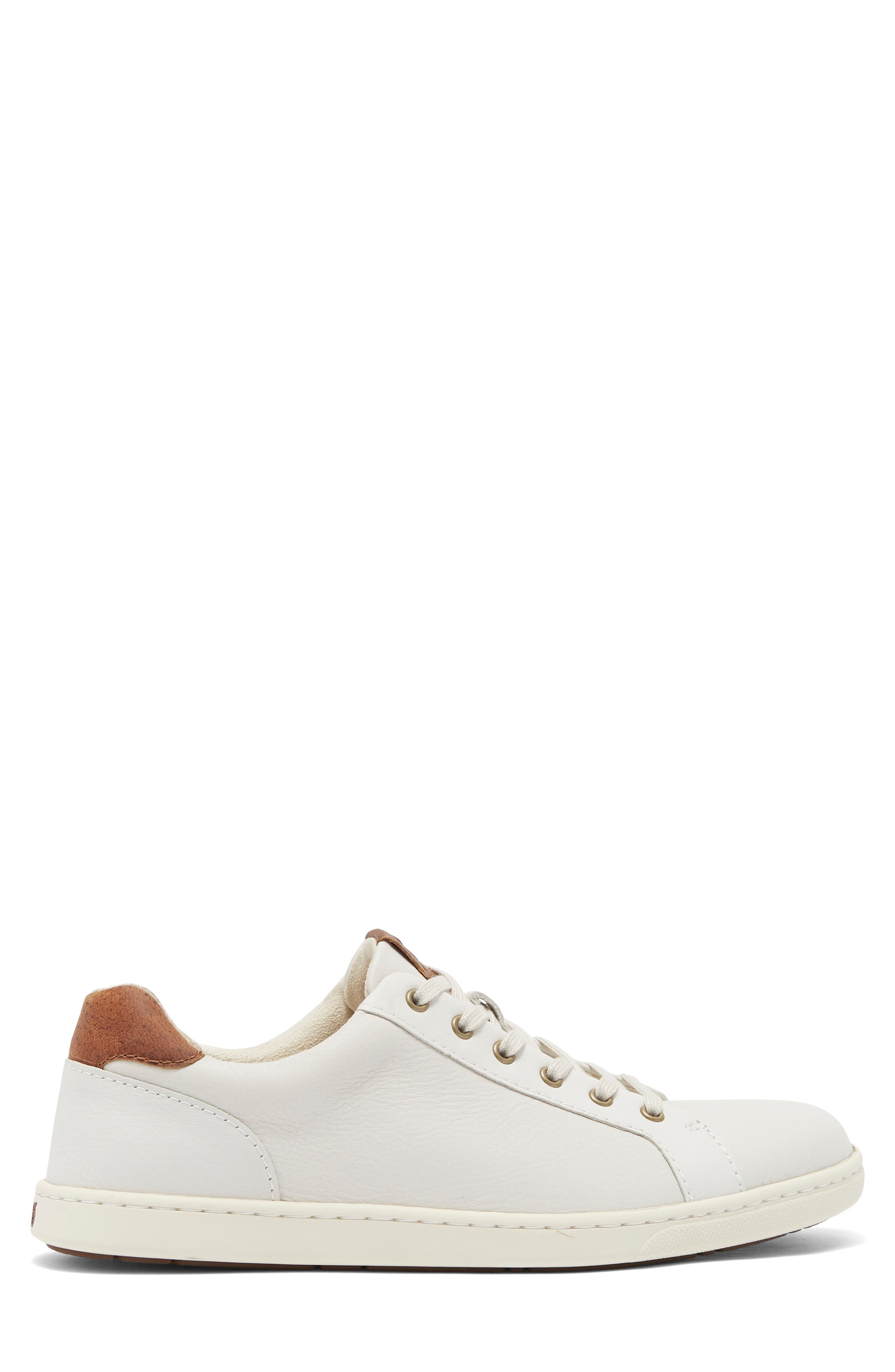 Børn Born Ashram II Lace-Up Sneaker, Alternate, color, White/ Dk Brown Sea Salt/ Rust
