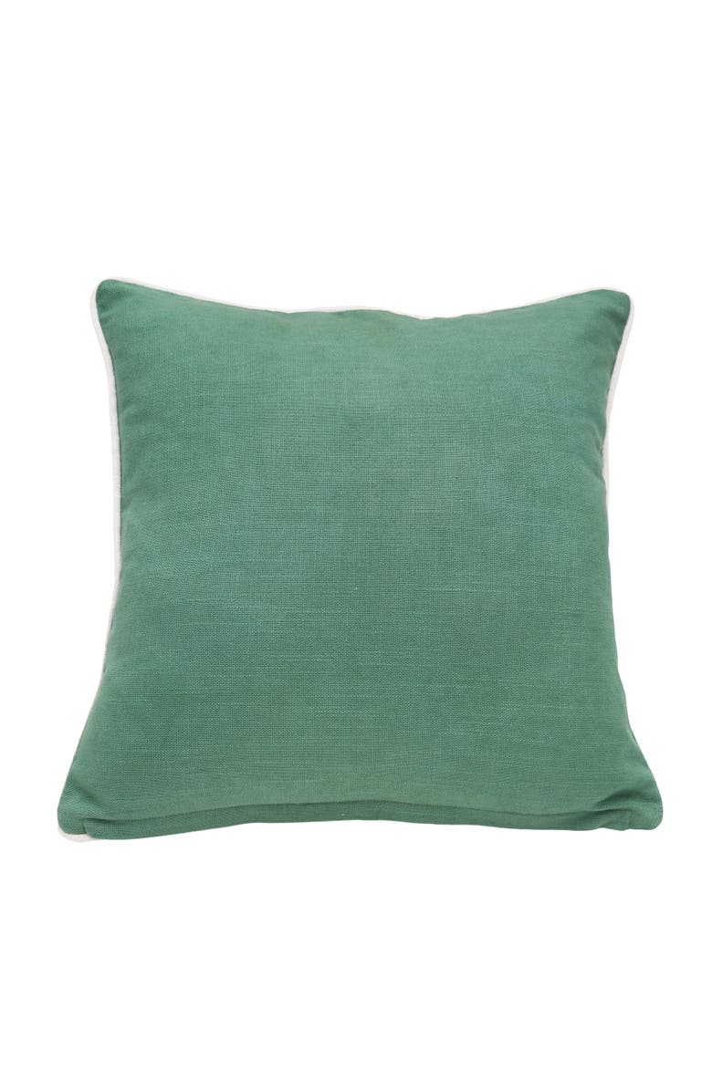 C&F Home Woodland Bunny Spring Green & White Accent Throw Pillow 18" x 18", Alternate, color, White