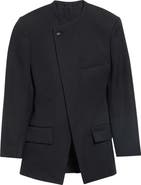 Bottega Veneta Collarless Wool Poudre Jacket