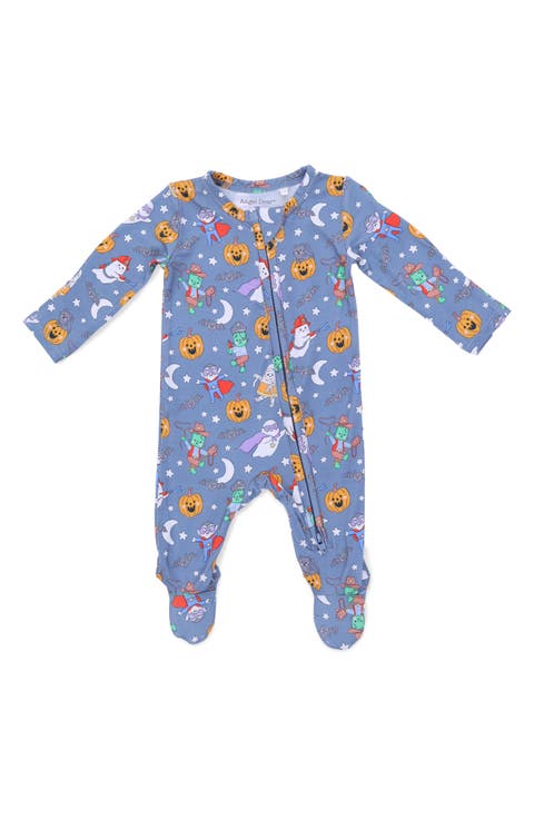 Halloween Monster Zip Footie