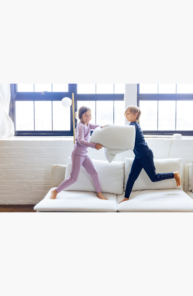 NoggiWear Ribbed Footie, Alternate, color, Navy