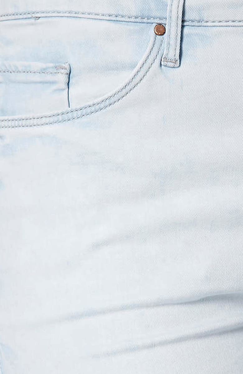 Topshop 'Leigh' Distressed Skinny Jeans, Alternate, color,