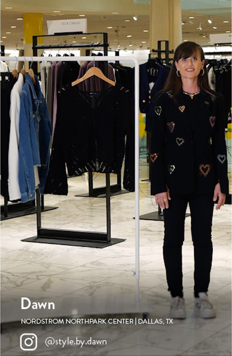 Open Stitch V-Neck Crop Sweater, sales video thumbnail