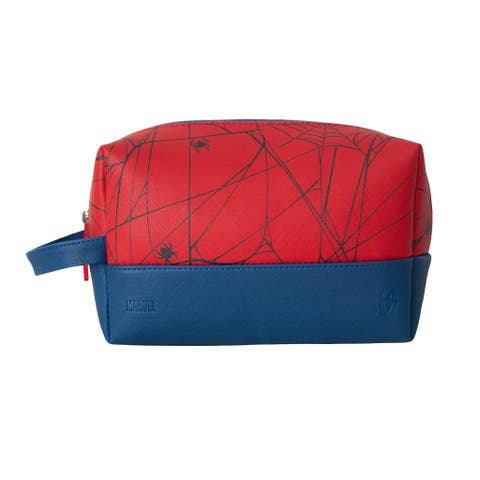 Spider-man Dopp Kit - Faux Leather Travel Case