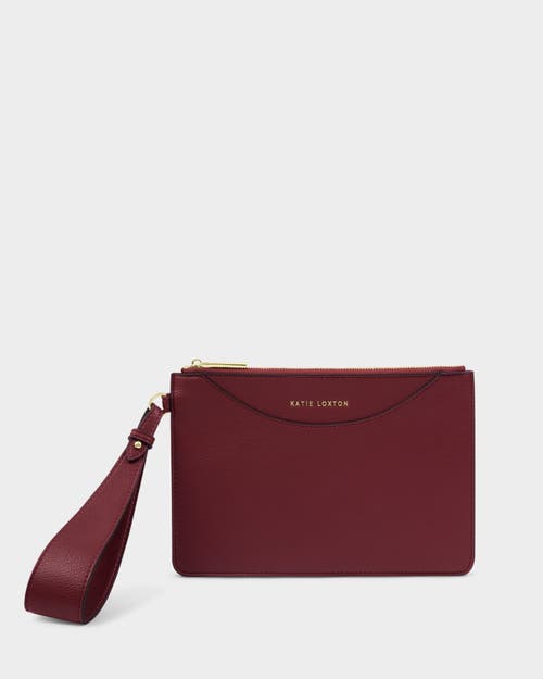 Katie Loxton Alba Wristlet Pouch In Red