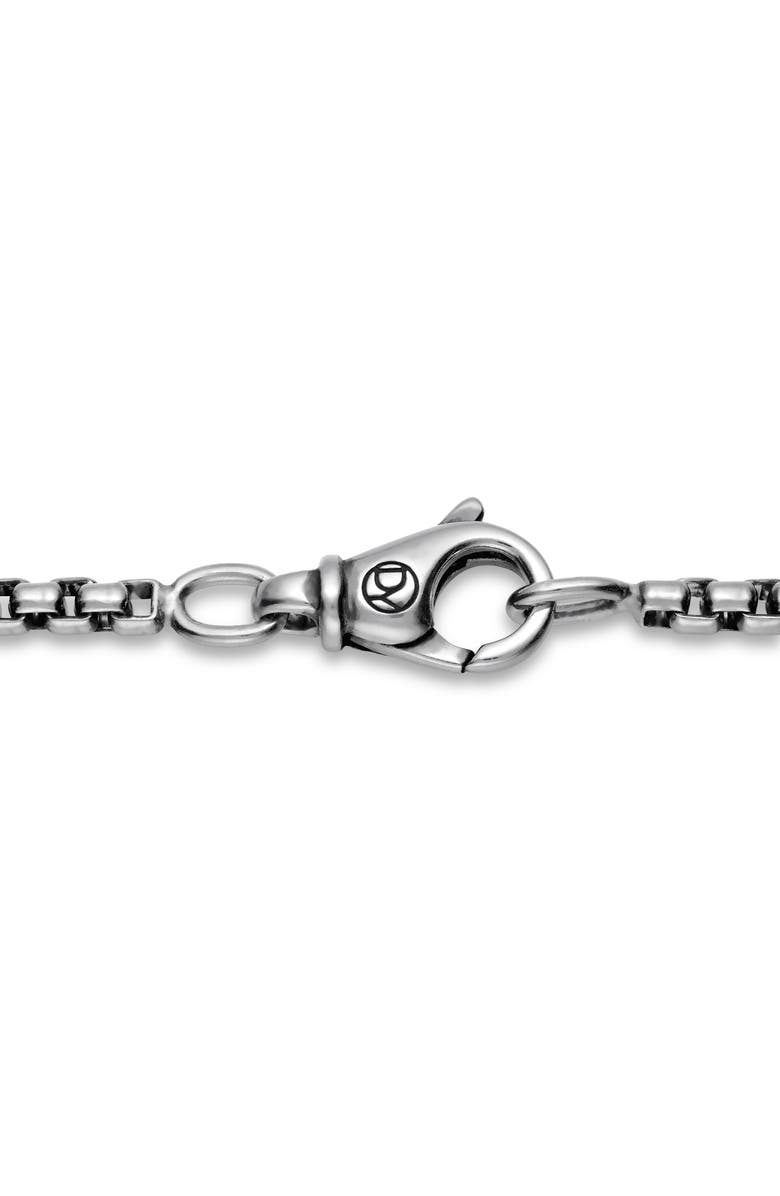 Men's Box Chain Necklace in Silver, 2.7mm