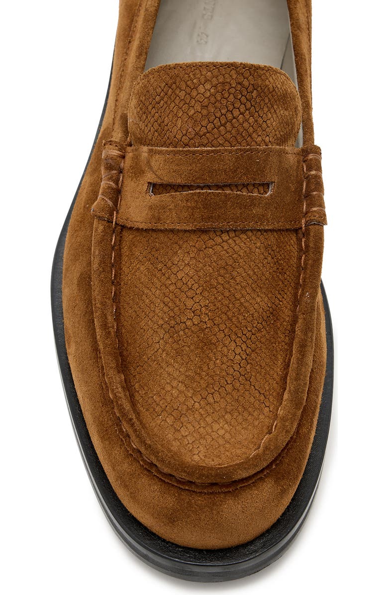 AllSaints Bloom Penny Loafer, Alternate, color, Tan Brown