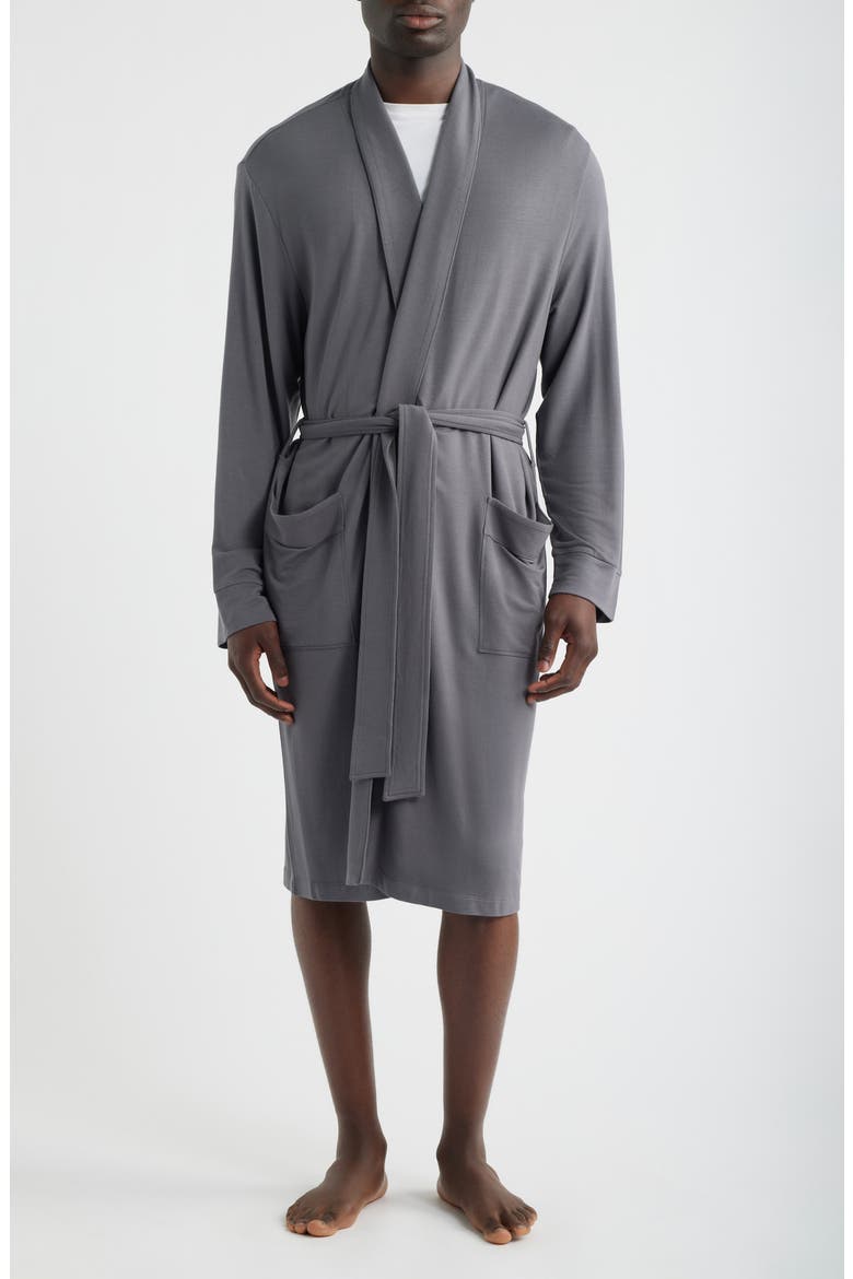 French Terry Robe, Main, color, GREY TORNADO