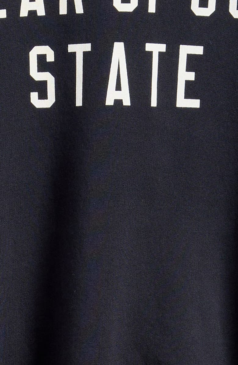 Fear of God Essentials Kids' Logo Graphic Fleece Hoodie, Alternate, color, 