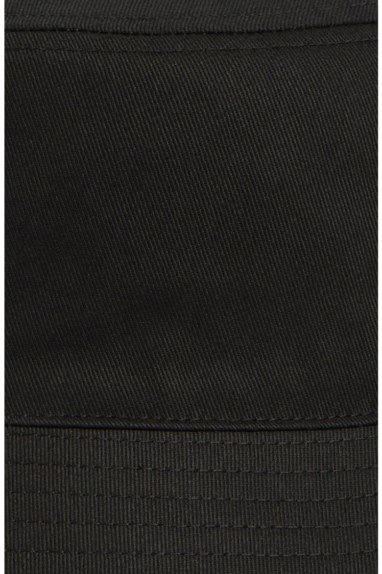 Norman Cotton Twill Bucket Hat, Alternate, color, BLACK