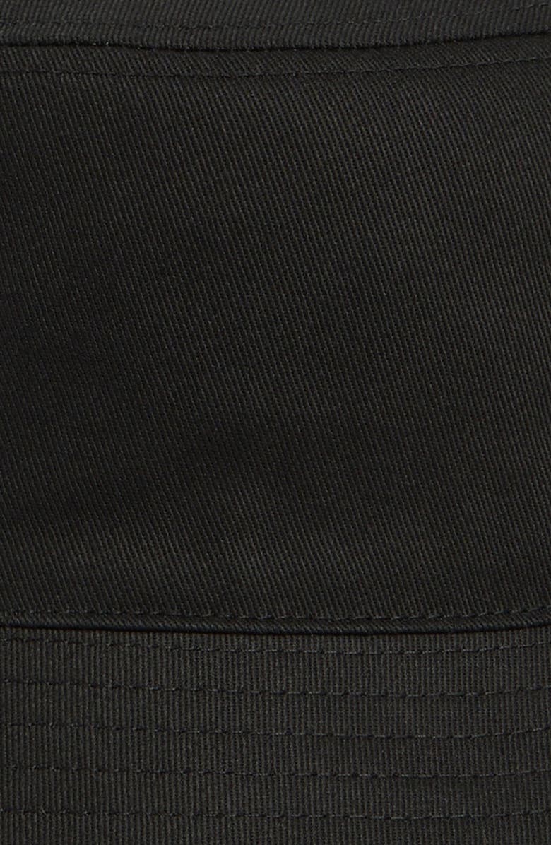 Herschel Supply Co. Norman Cotton Twill Bucket Hat, Alternate, color, Black