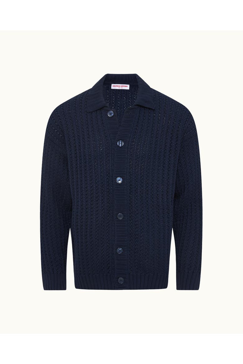 Thomas Relaxed Fit Long Sleeve Knitted Shirt, Alternate, color, NIGHT IRIS