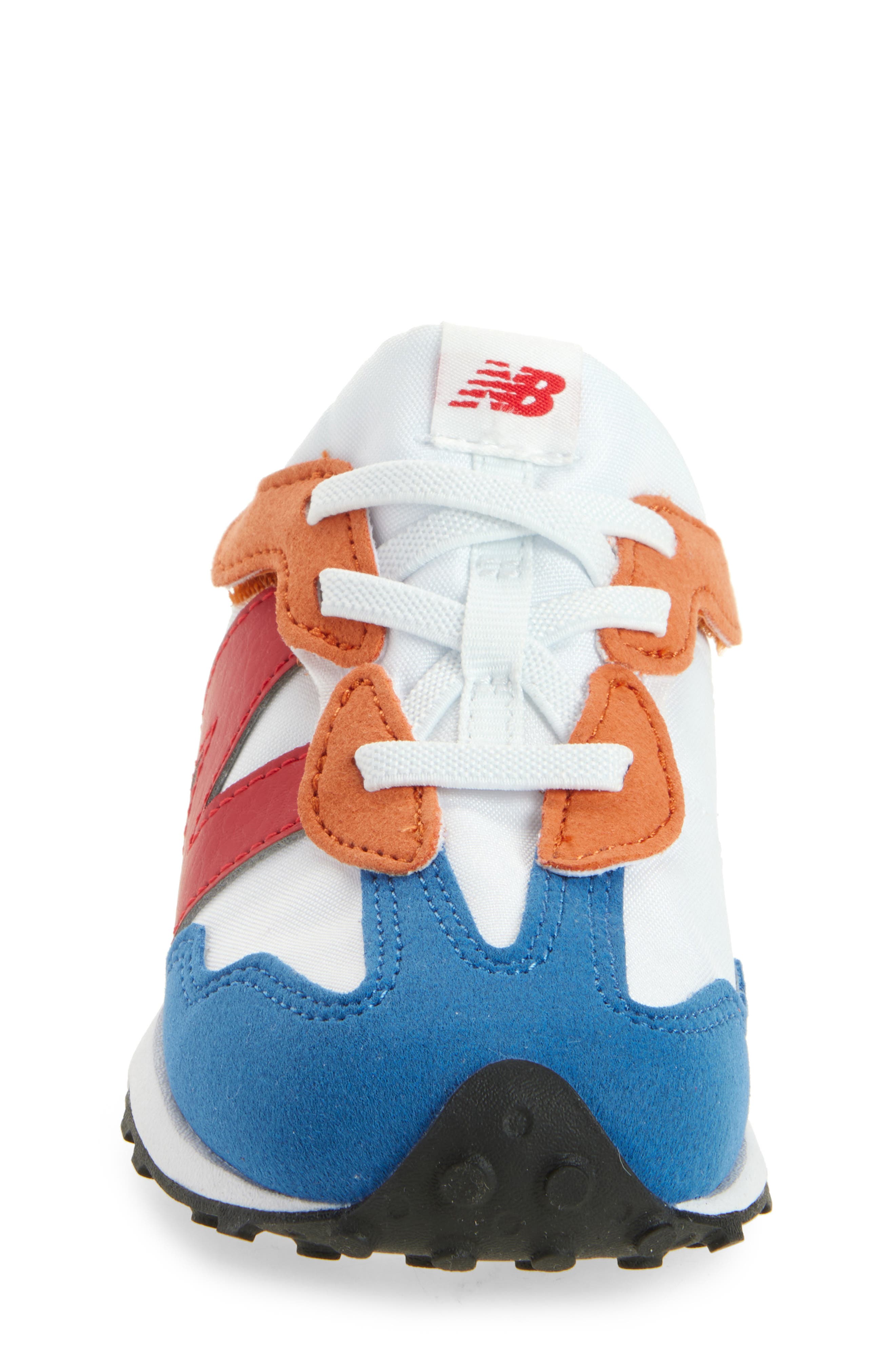 New Balance Kids' 327 Sneaker, Alternate, color, White/ Team Red