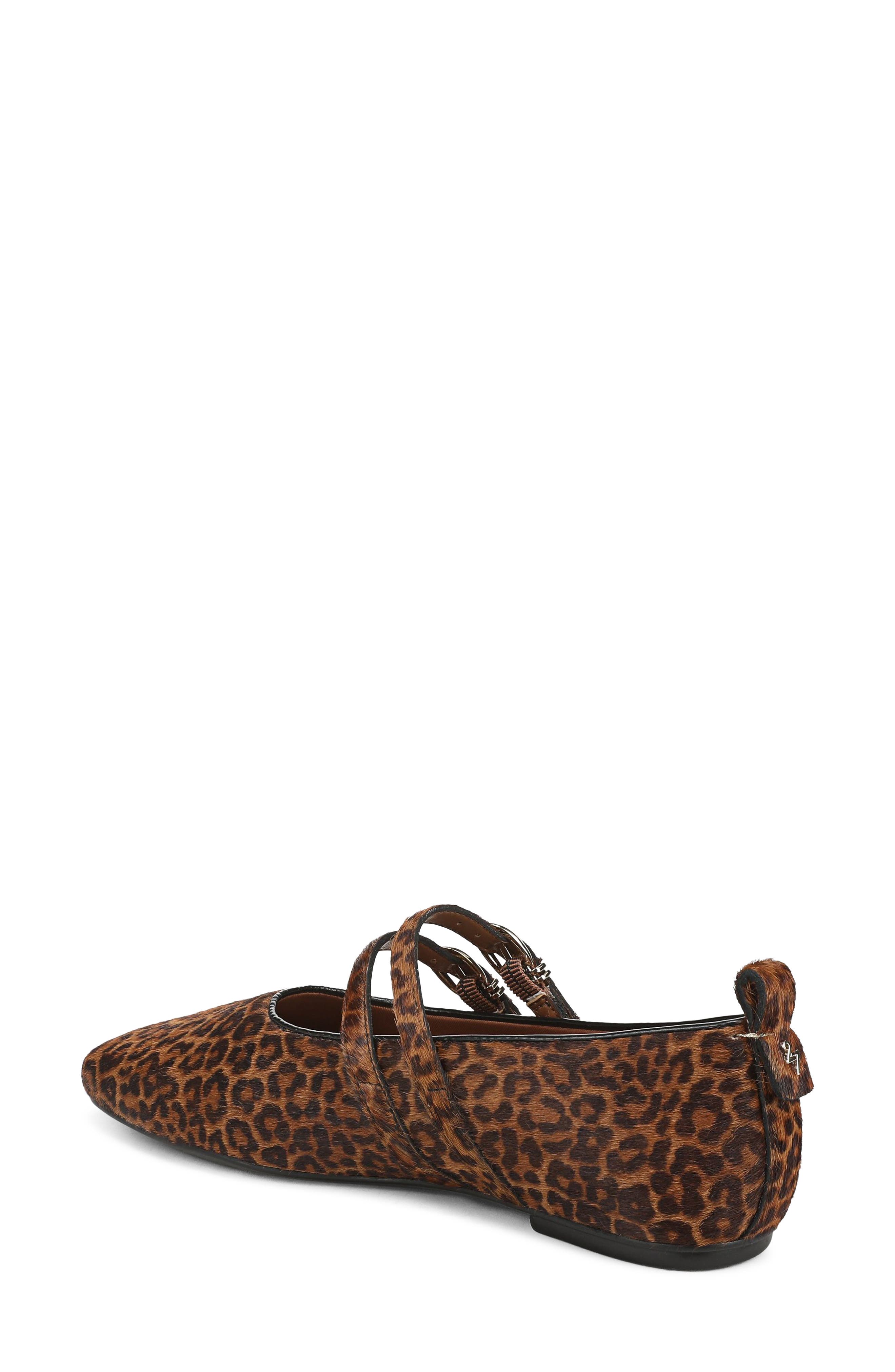 Dawn Genuine Calf Hair Mary Jane Flat, Alternate, color, CHESTNUT