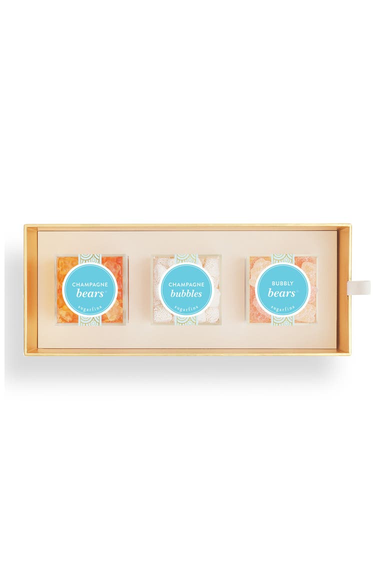 Cheers 3-Piece Candy Bento Box, Alternate, color, WHITE