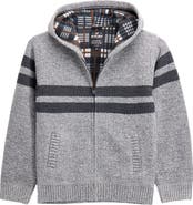 XRAY Kids' Stripe Full Zip Hoodie
