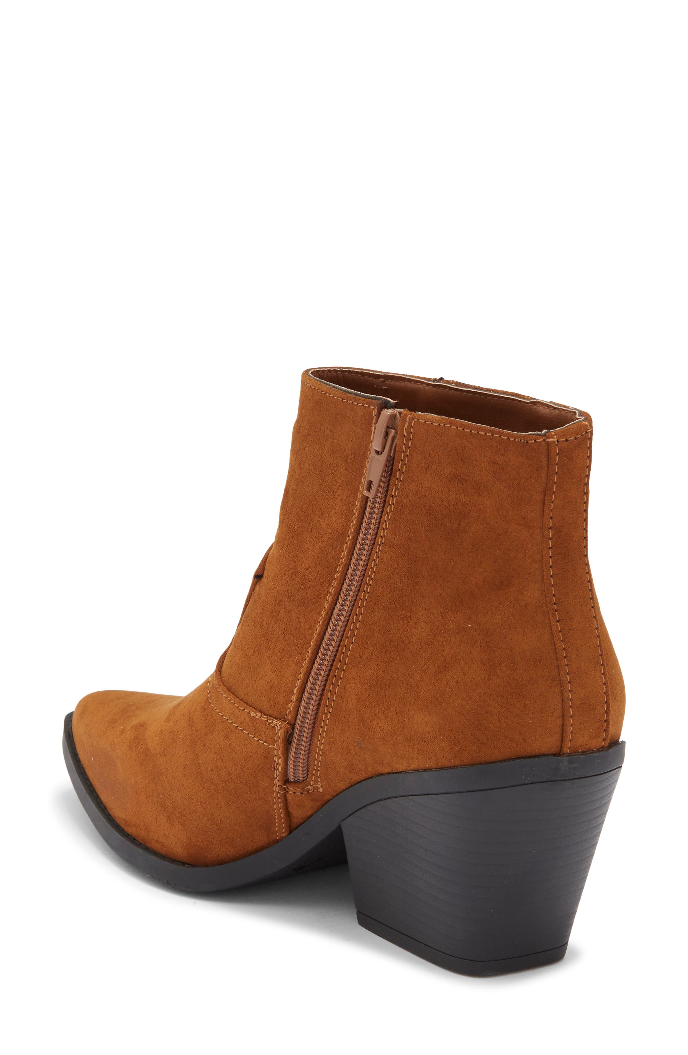 Reaction Kenneth Cole Elenor Block Heel Bootie, Alternate, color, Cognac