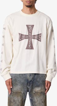 mnml Washed LA Long Sleeve Graphic T-Shirt