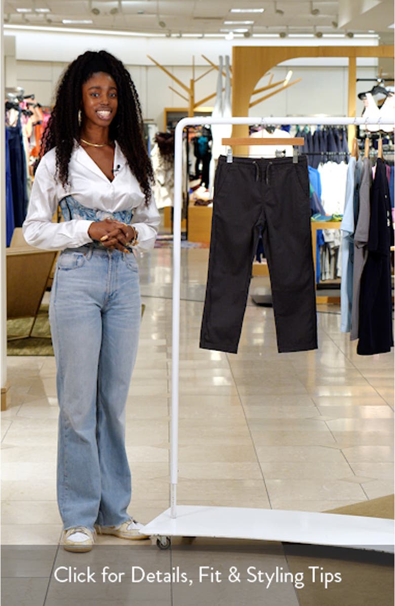 Larry Twill Drawstring Pants, sales video thumbnail