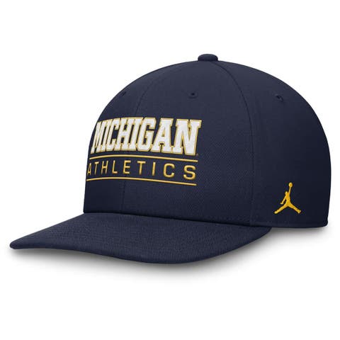 Men's Jordan Brand  Navy Michigan Wolverines Athletics Pro Adjustable Hat