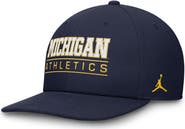 Jordan Brand Men's Jordan Brand  Navy Michigan Wolverines Athletics Pro Adjustable Hat