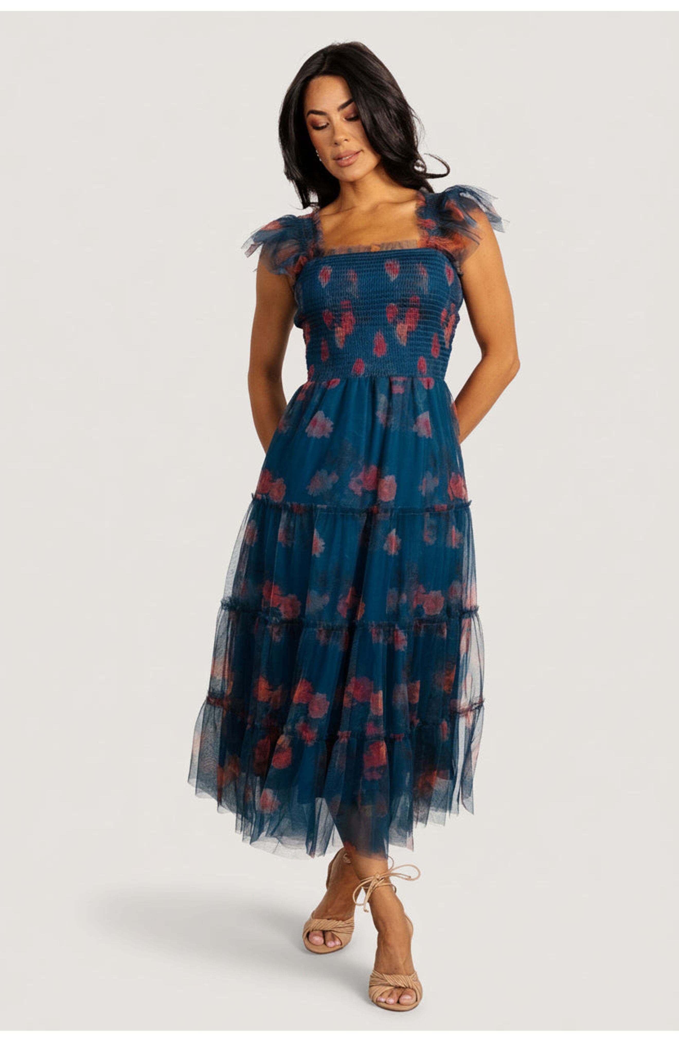 clementine tulle midi dress gracynts on LTK