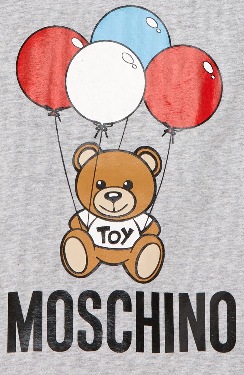 Moschino Balloon Bear Graphic Tee, Alternate, color, 