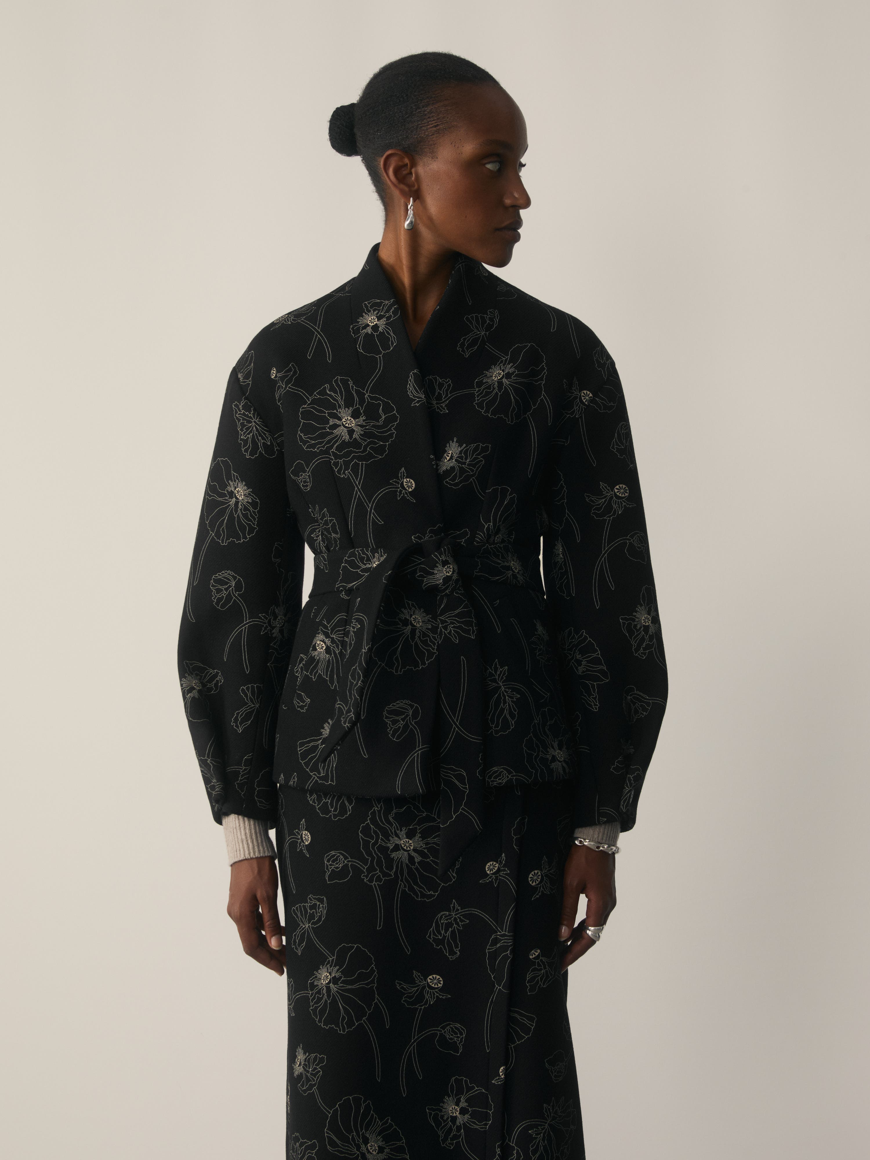 The Fold Waist Tie Wrap Coat (Women) | Nordstrom