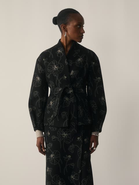 Waist Tie Wrap Coat