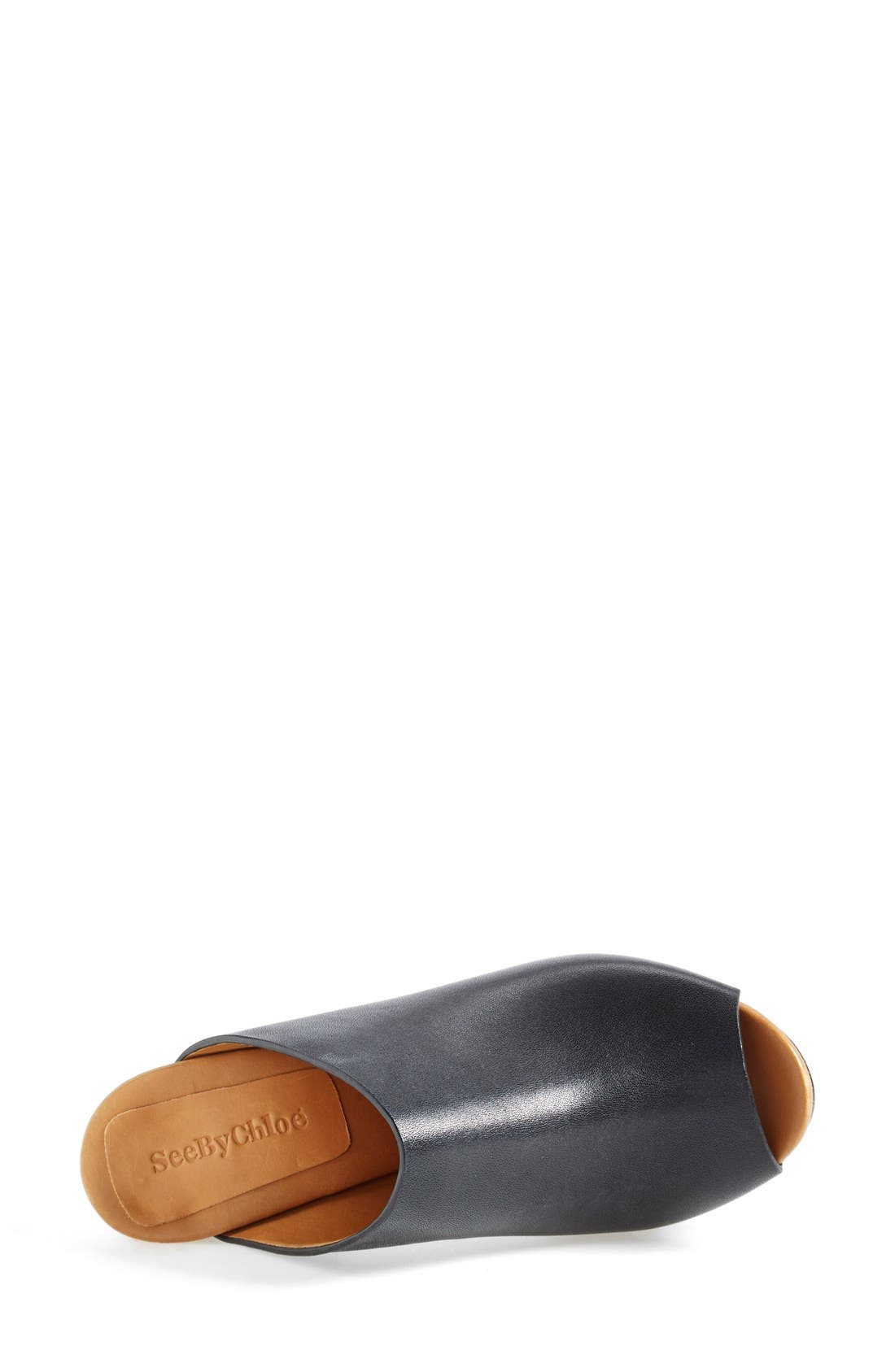 'Alex' Platform Mule, Alternate, color, BLACK
