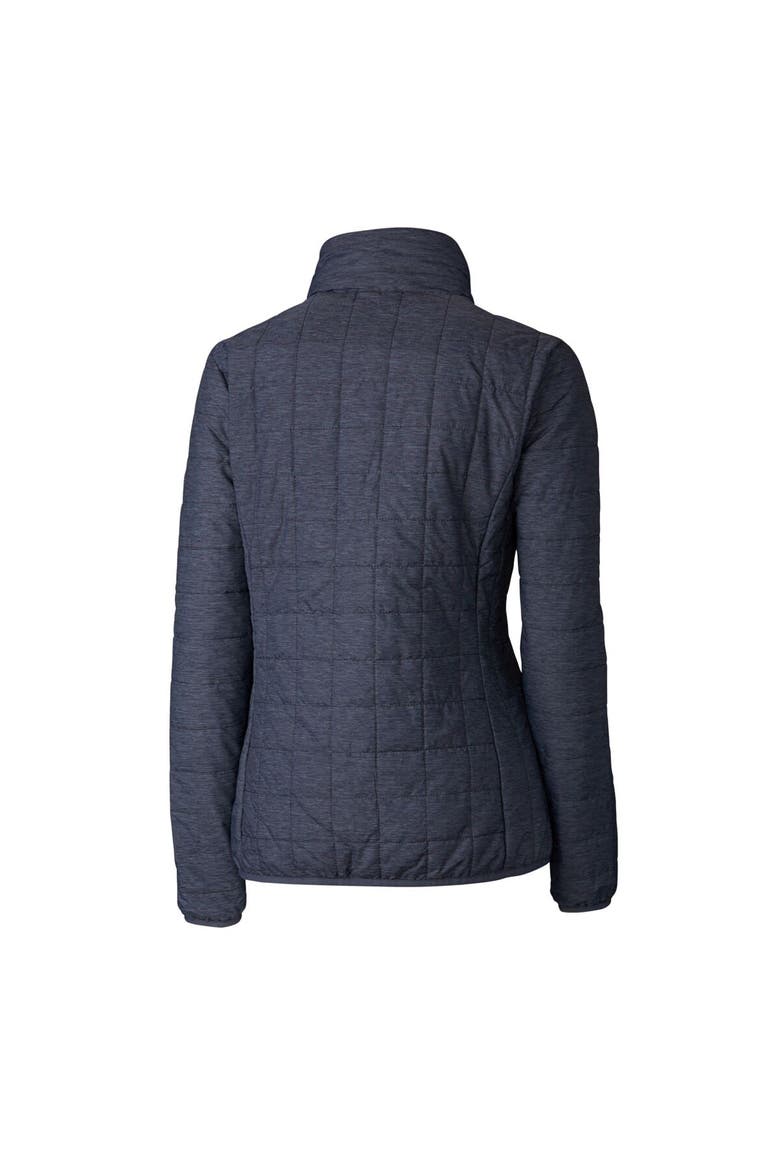 Women's Cutter & Buck Heather Navy Portland Sea Dogs Rainier Primaloft Eco Full-Zip Jacket, Alternate, color, Heather Navy