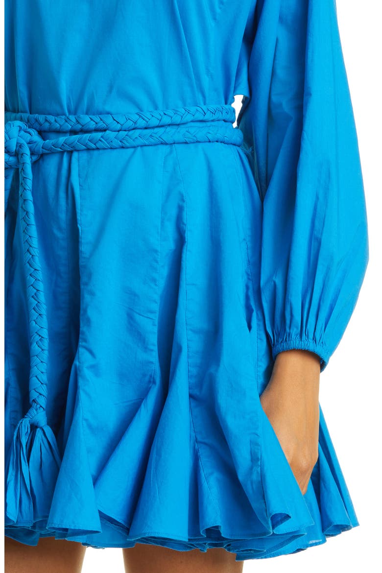 Ella Long Sleeve Dress, Alternate, color, DEEP SKY BLUE