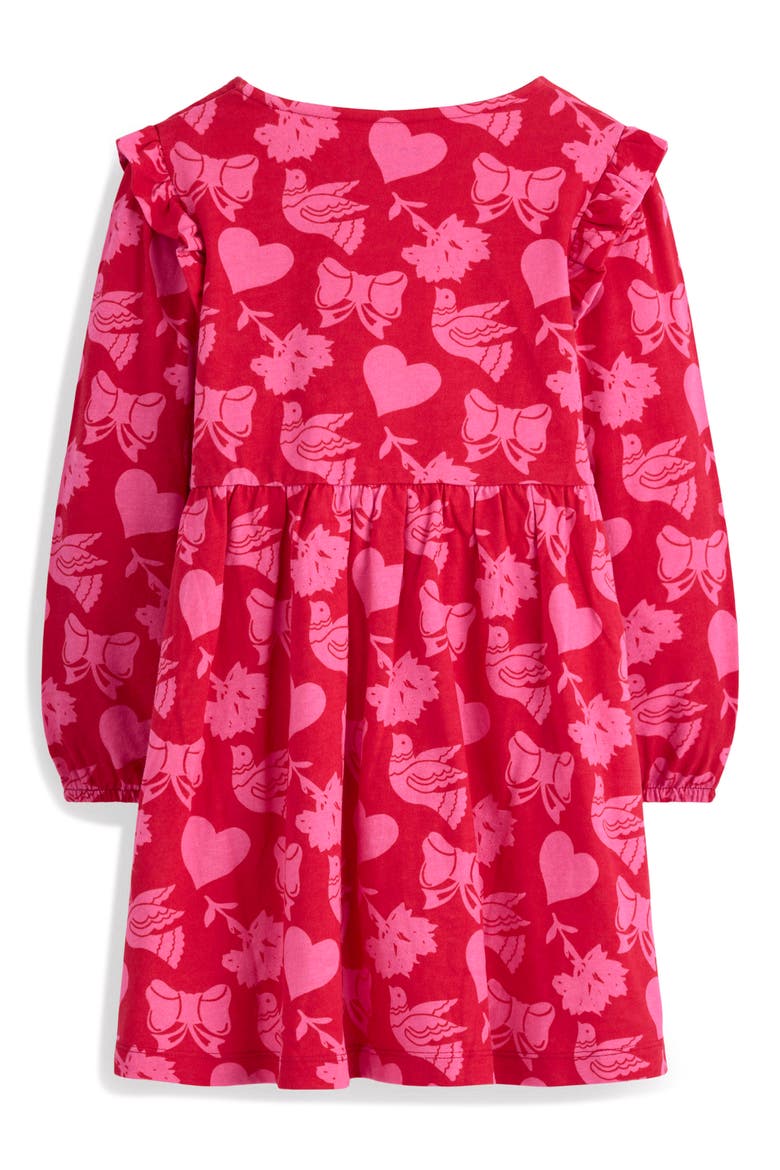 Kids' Print Cotton Jersey Dress, Alternate, color, ROCKABILLY RED FESTIVE FUN