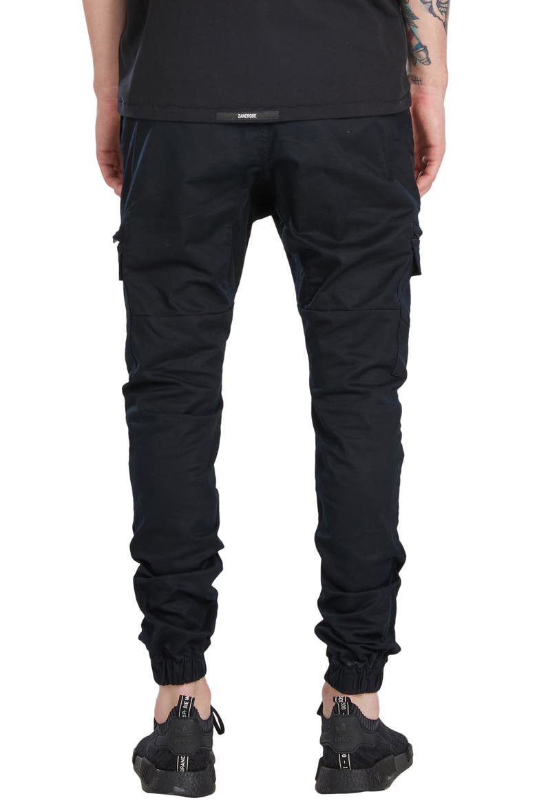 Sureshot Cargo Jogger Pants, Alternate, color, BLACK