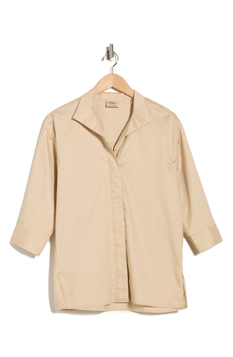 Three-Quarter Sleeve Top